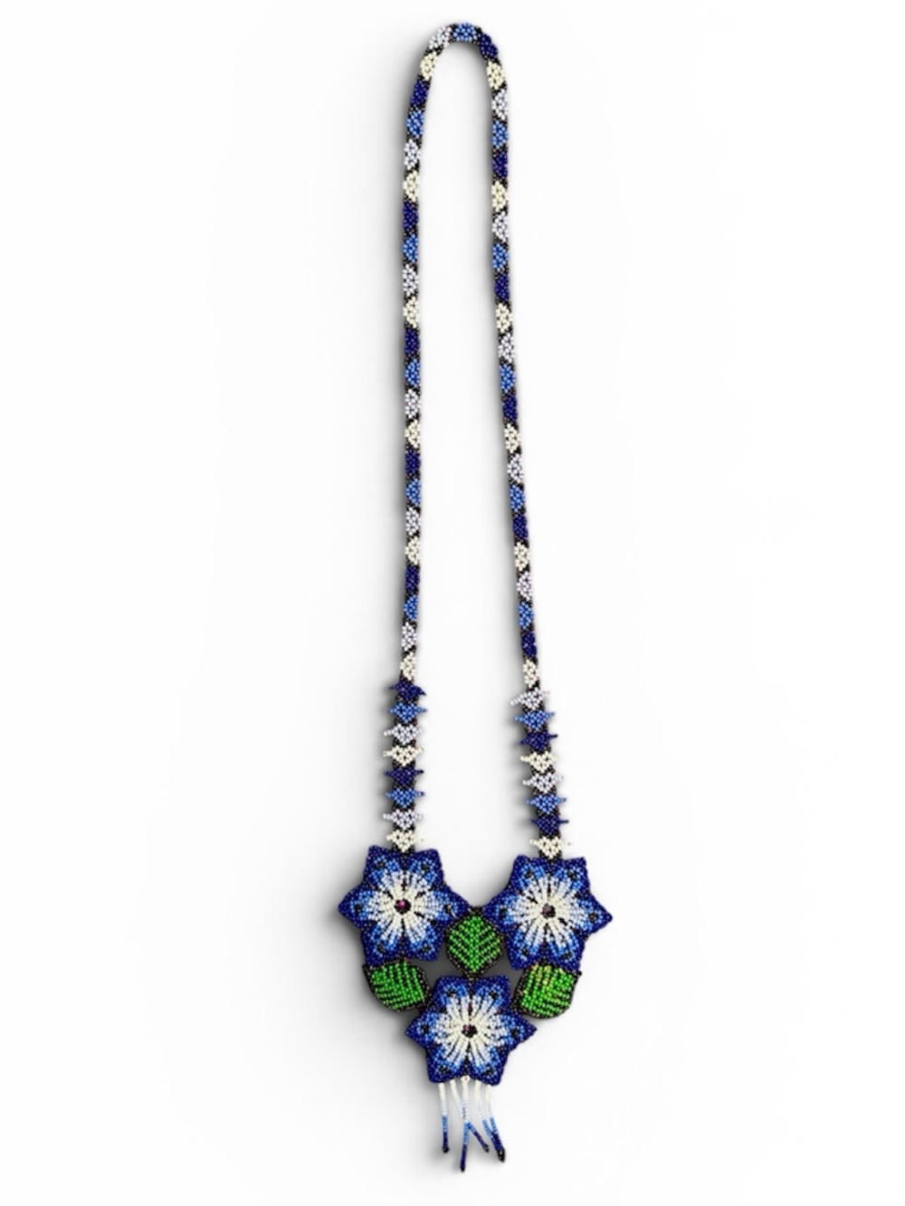 Mexican Flower Necklace – Colorful Handmade Festival Statement Jewelry